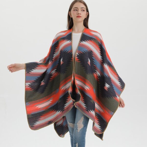 Poncho Ethnique Femme